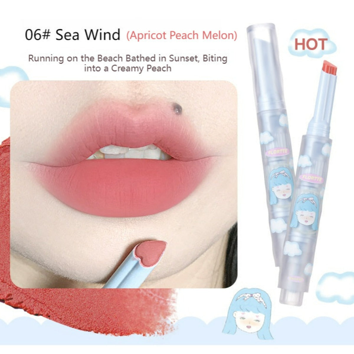 Collection of Girl's World Lip Mud in a gallery layout